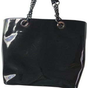 DKNY XL Black Leather Tote Bag